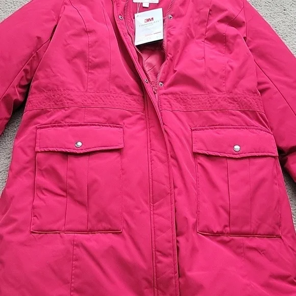 NWT Woman Within Feather Down Faux Fur Lined Hood Parka - Picture 3 of 14